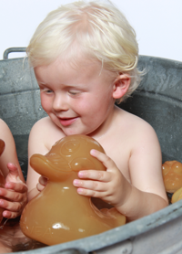 Stor badanka i naturgummi